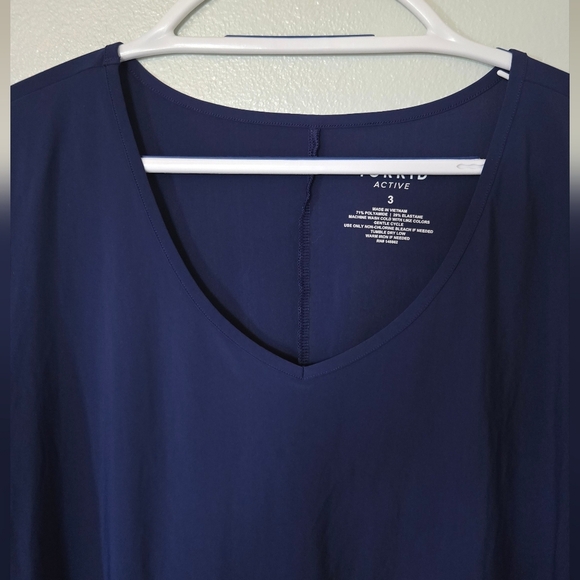 Torrid Active | Navy Short Sleeve Tee Size 3 - Picture 4 of 7
